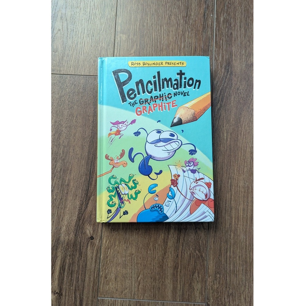 Pencilmation The Graphic Novel Graphite Ross Bollinger Hardcover Kids Book 2023
